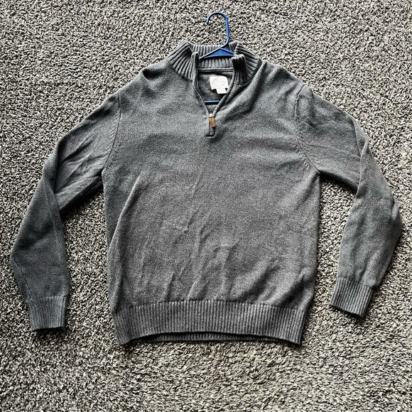 St. John's Bay Other - St. John's Bay Men's Charcoal Zip Up Sweater